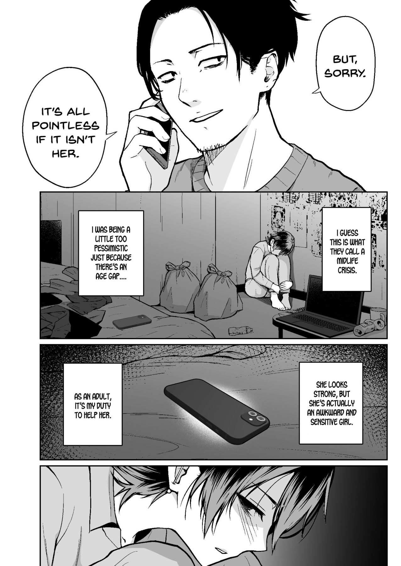 Hentai Manga Comic-The real thing is finally happening - a downer girl-Read-17